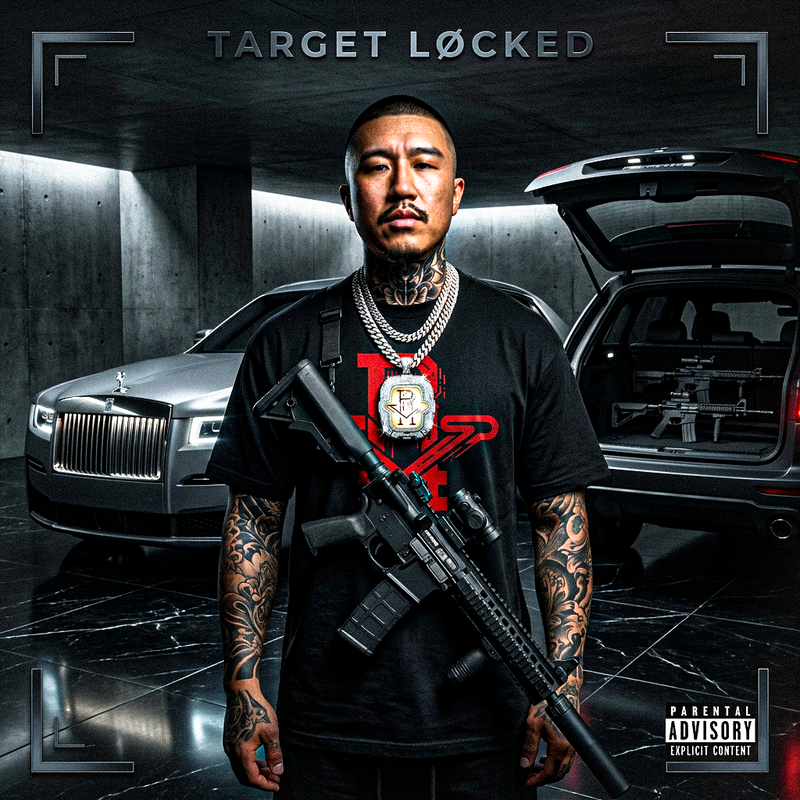 RANGEBØSS - TARGET LØCKED Official Album Artwork